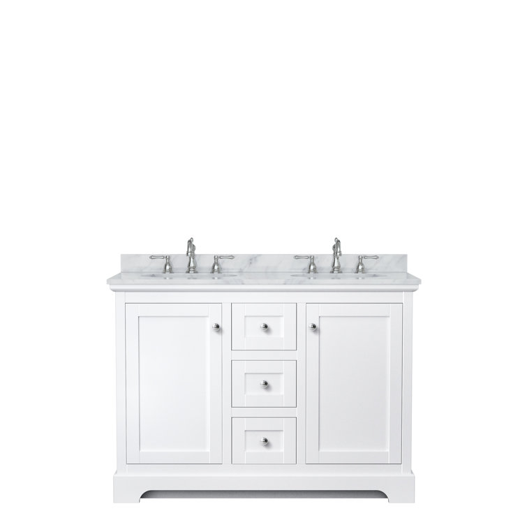 Wyndham Collection Avery 48" Double Bathroom Vanity Set & Reviews Wayfair